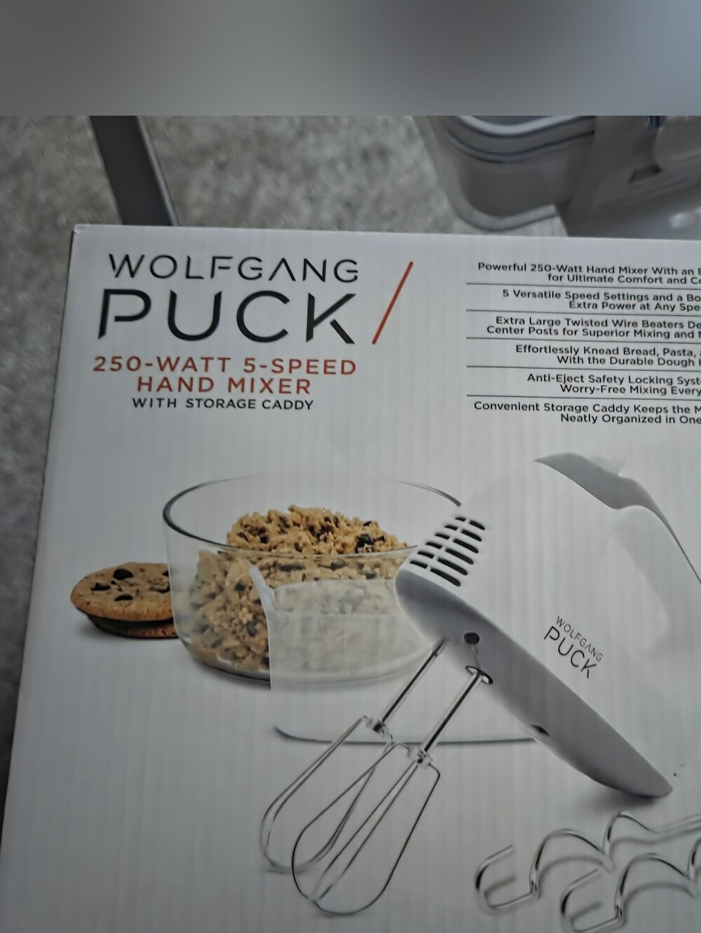 Wolfgang Puck Hand Mixer with Storage Caddy